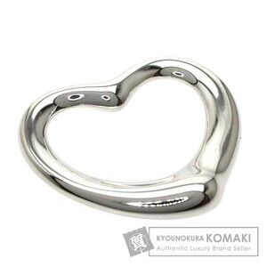 Tiffany Co Open Heart Pendant Silver